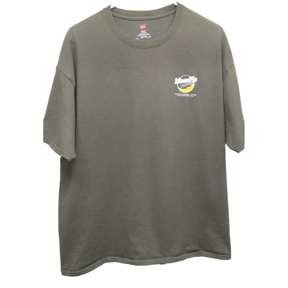 MoonPie General Store Size X-Large Green Tee Shirt Chattanooga TN. Shirt Sleeve